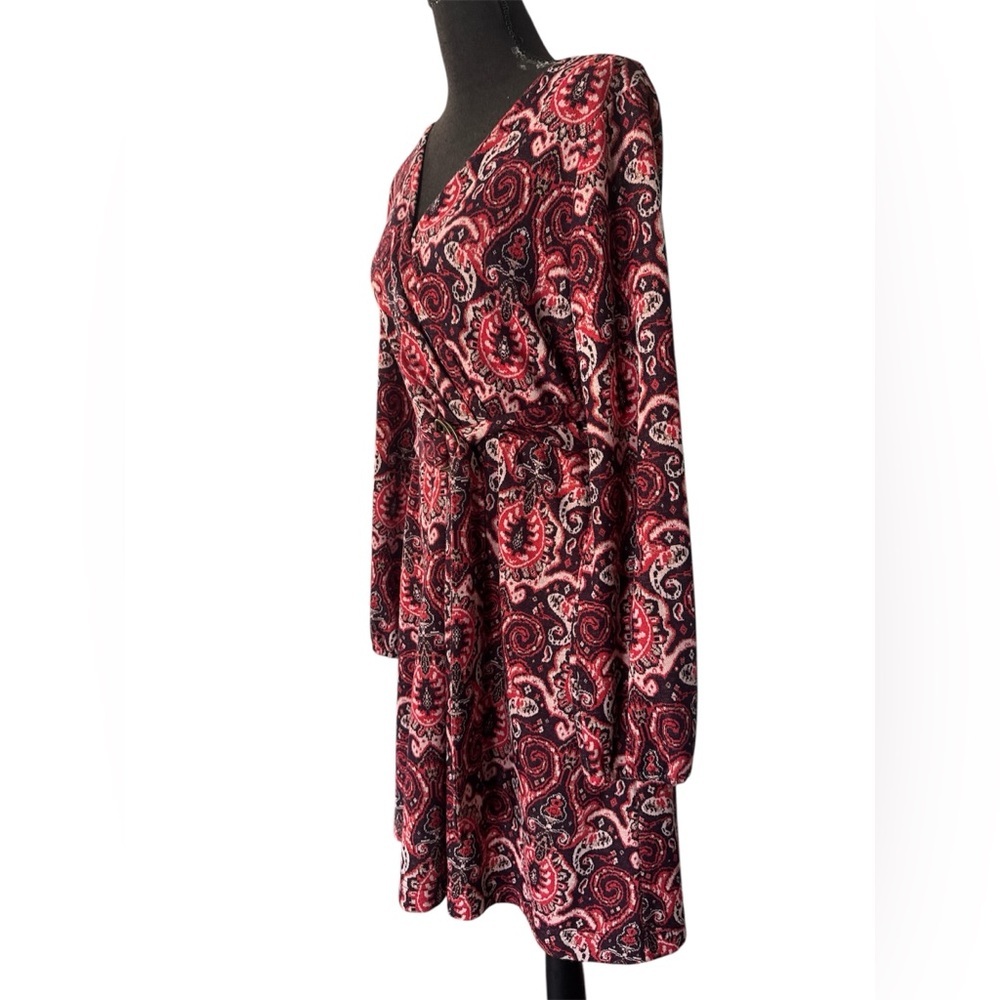 Mauve by Anthropologie Paisley Dress, Size L - Picture 4 of 9